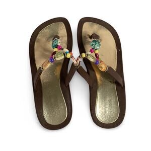 GRANDCO Molded Sole Beach Thong Sandals